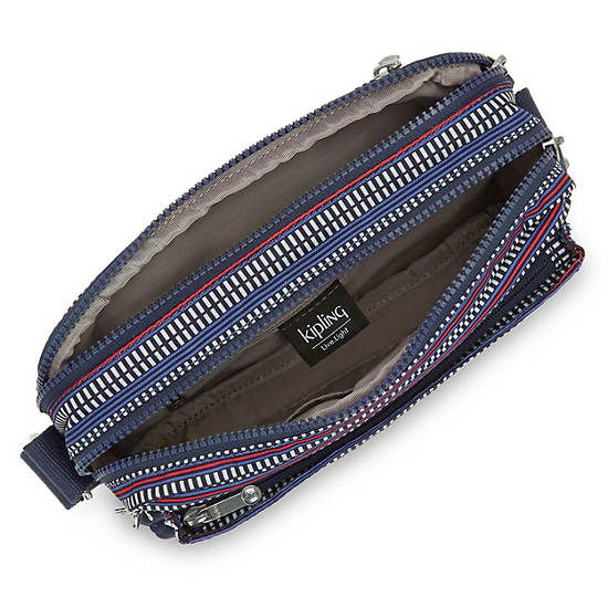 Kipling Abanu Medium Printed Crossbody Táska Kék | HU 1022HA